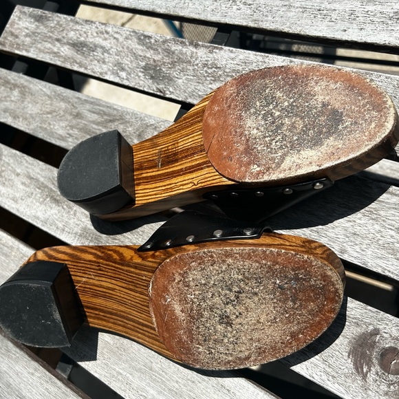 Proenza Schouler Leather and Wood Block Heel Sandal - Picture 5 of 5